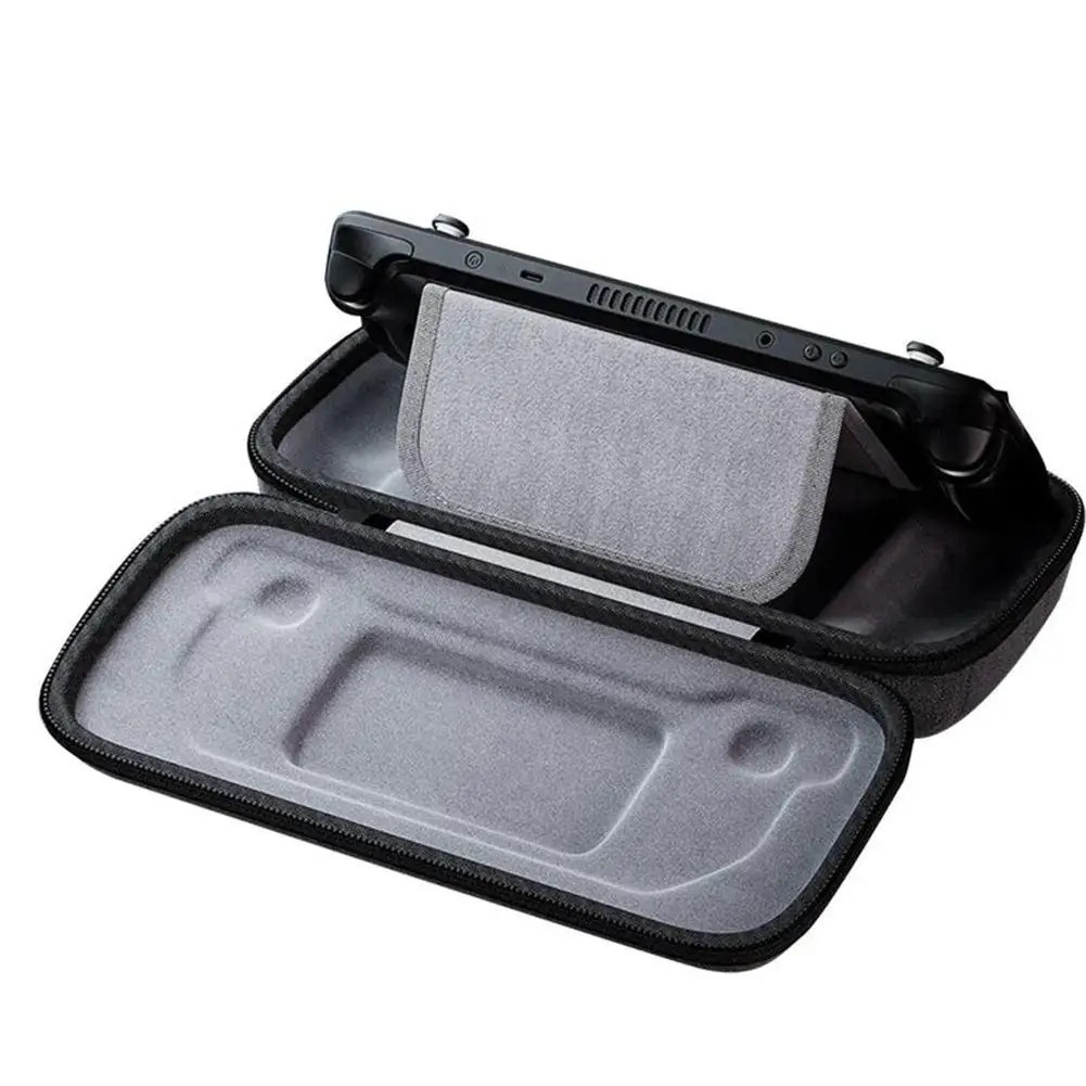 Steam Deck / OLED Reise Box Schutztasche Hartschale mit Griff - Schwarz