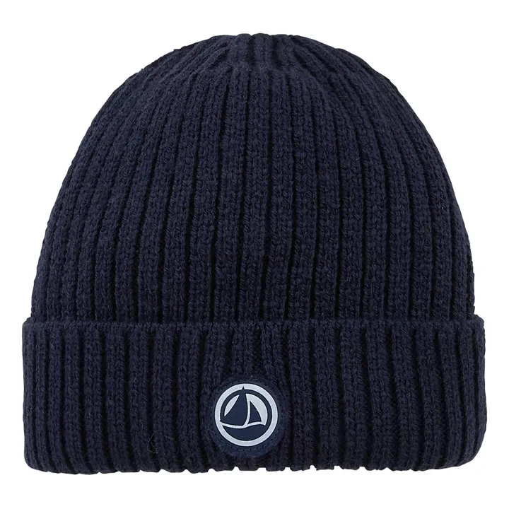 Petit Bateau Bonnet Uni | Bleu