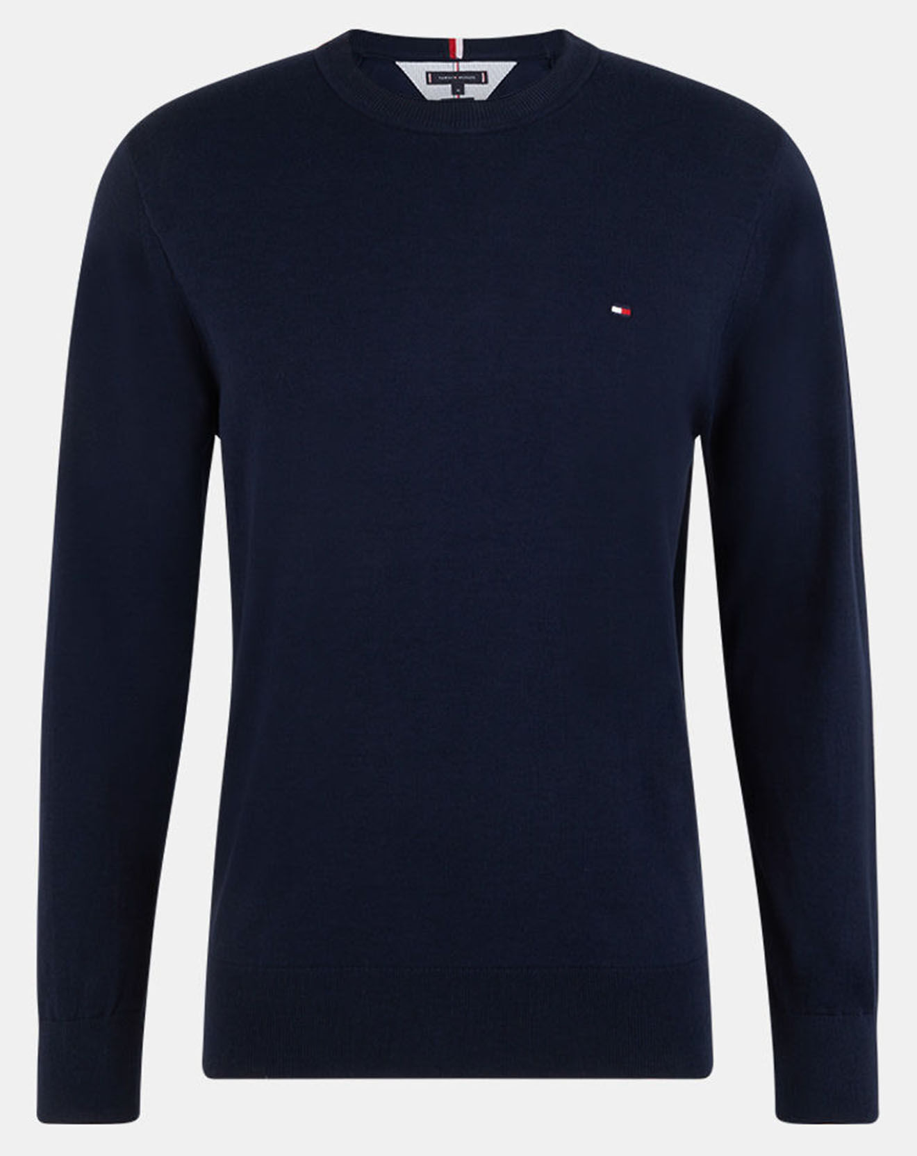 Tommy Hilfiger Pull 1985 col rond bleu marine