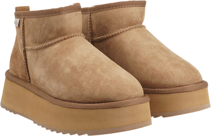 Lovelies VENS - SUEDE BOOTS W/ SHEARLING Chestnut