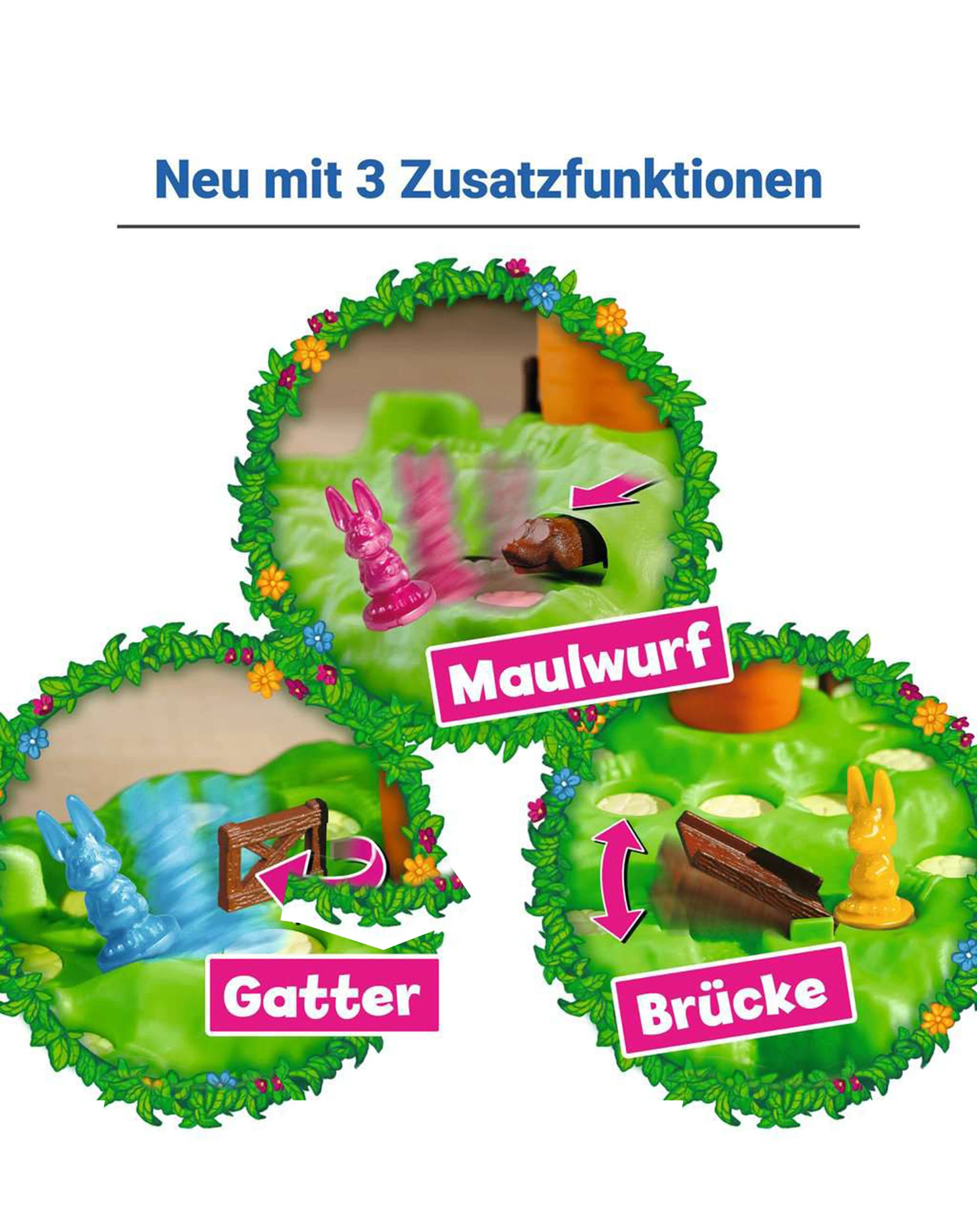 Kinderspiel LOTTI KAROTTI - Das verdrehte Hasenrennen