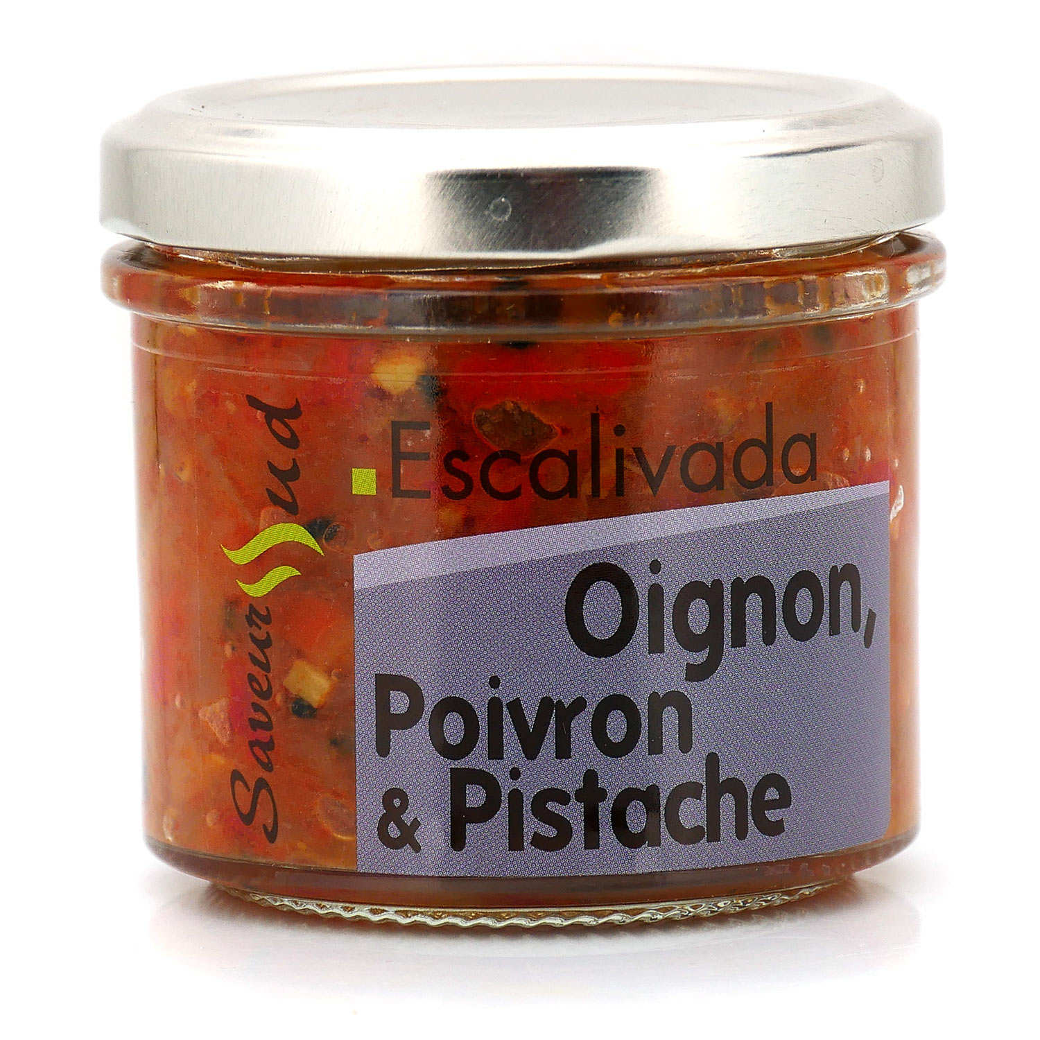 Légumes à tartiner Escalivada (oignon, poivron, pistache)