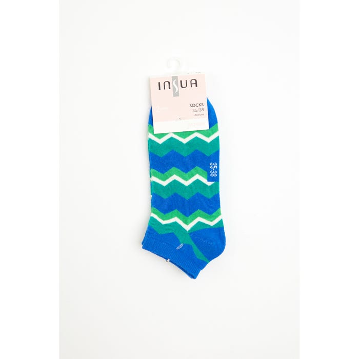 inSua-2-pack sneakersokken zig zag - Insua