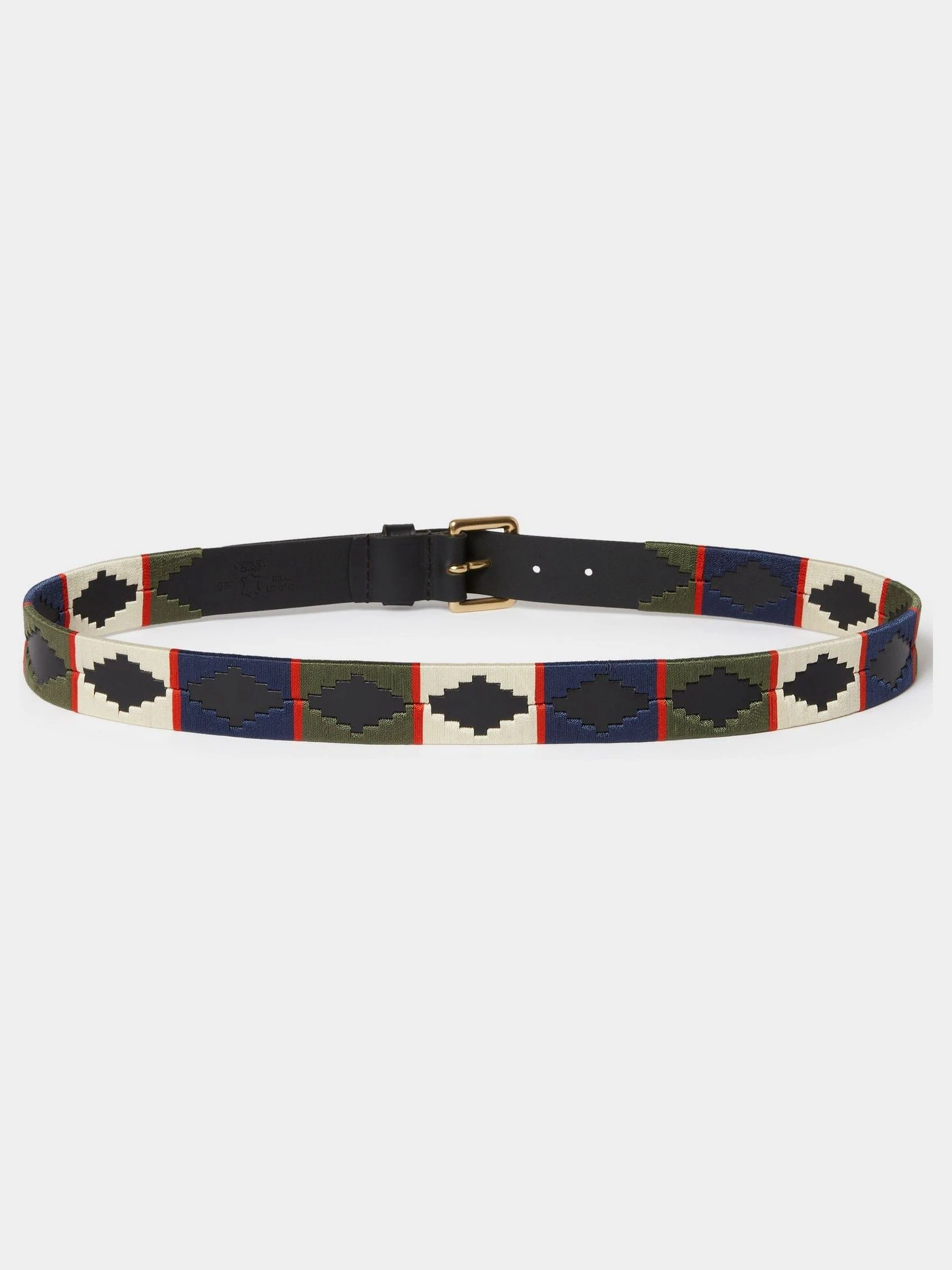 Blauw - Osprey London Blue The Mendoza Leather Belt