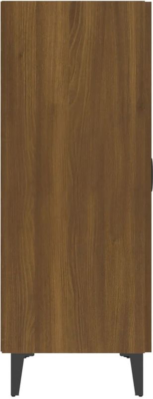 Dressoir - Bruineiken - Bewerkt Hout - 2 Deuren