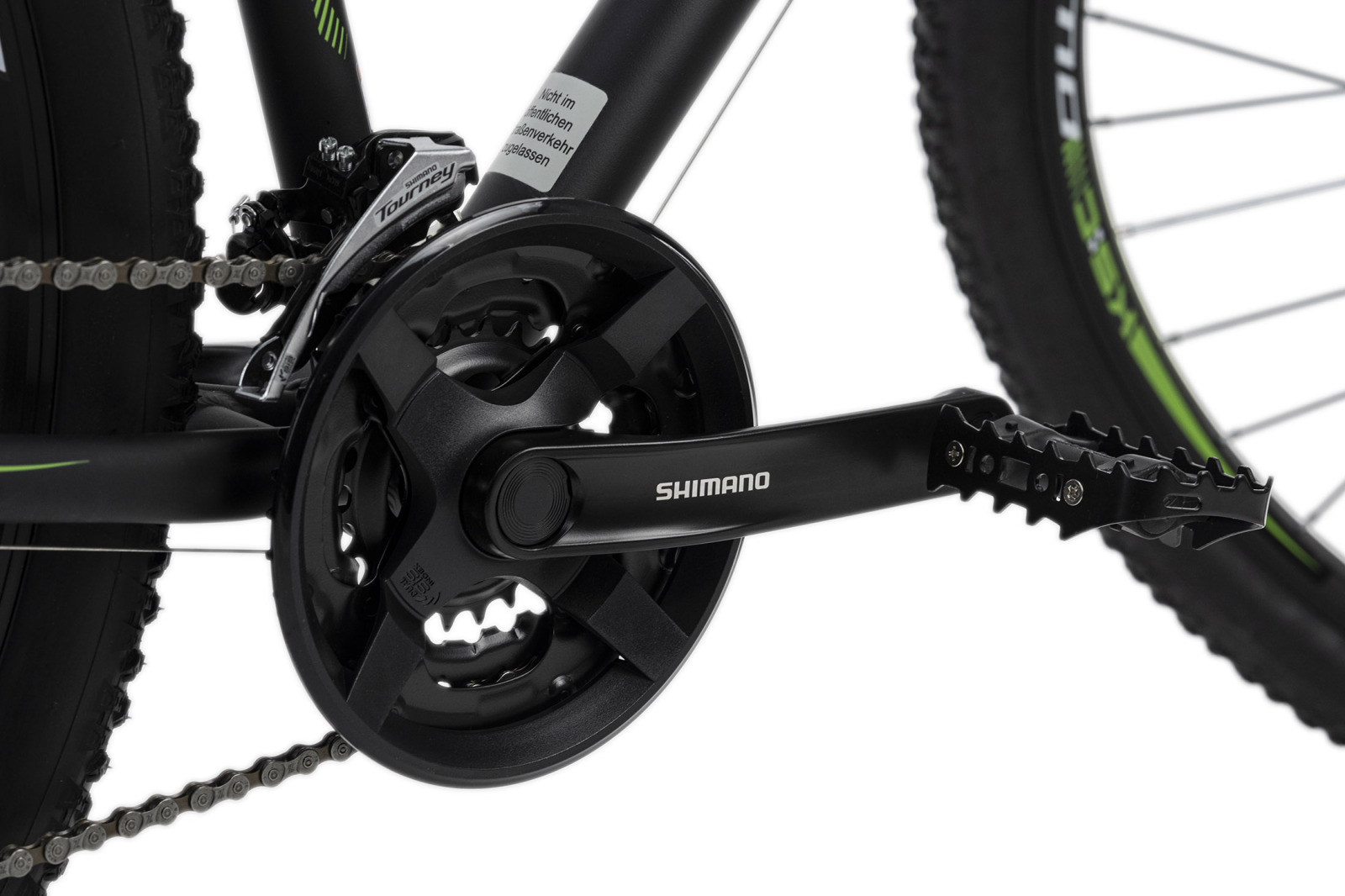 KS Cycling Mountainbike HARDTAIL 29'' XCEED - schwarz-grün - 46 cm Rahmenhöhe