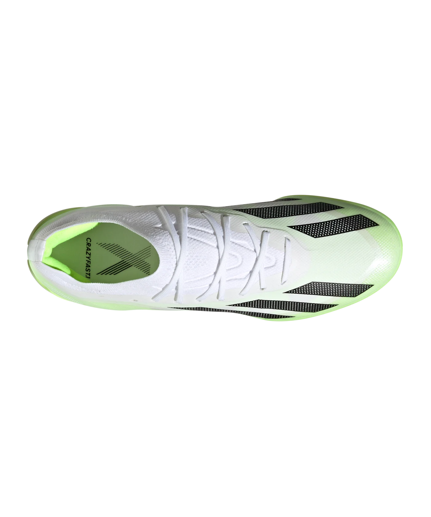 adidas X Crazyfast.1 IN Halle Crazyrush Weiss Schwarz Gelb
