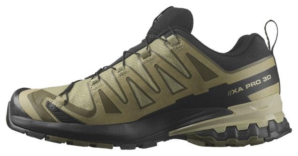 Chaussures Trail Salomon XA Pro 3D v9 GTX Kaki Homme