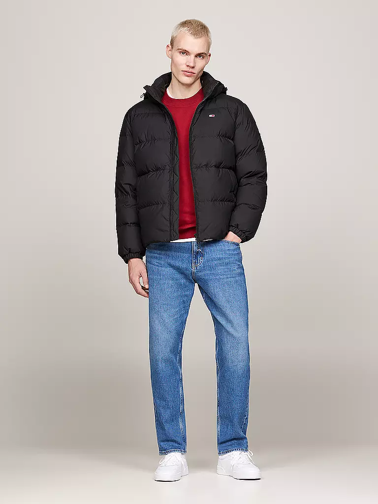 TOMMY JEANS Daunenjacke  ESSENTIAL schwarz