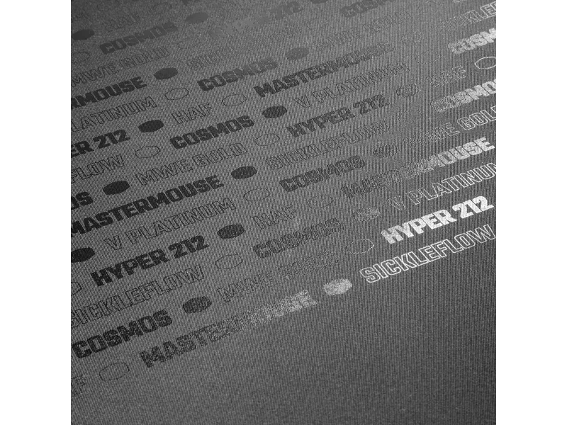 Cooler Master Gaming MP511 30th Anniversary Edition, Sort, Monokromatisk, Stof, Gummi, Gaming musemåtte