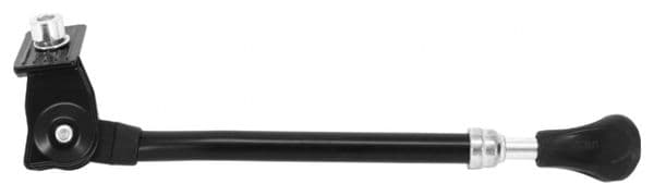 BEQUILLE VELO LATERALE URSUS ELEGANCE NOIRE 24-26  REGLABLE - SUPPORT 25Kgs (LIVRE SUR CARTE)
