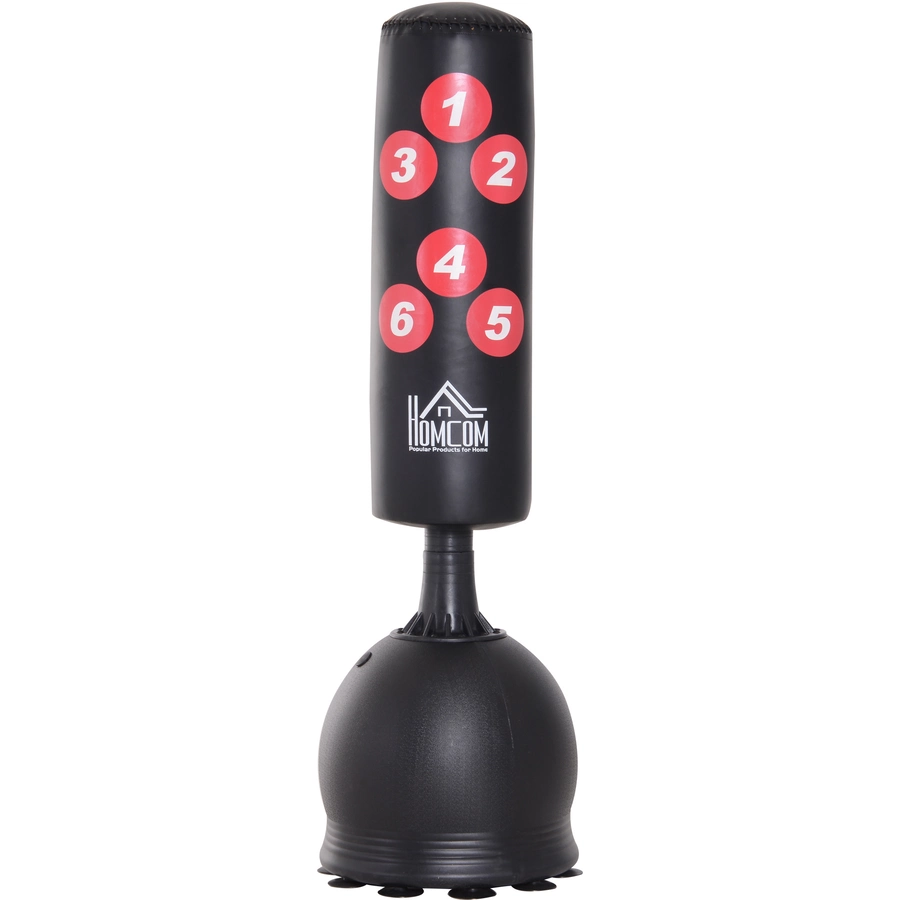 HOMCOM Standboxsack schwarz