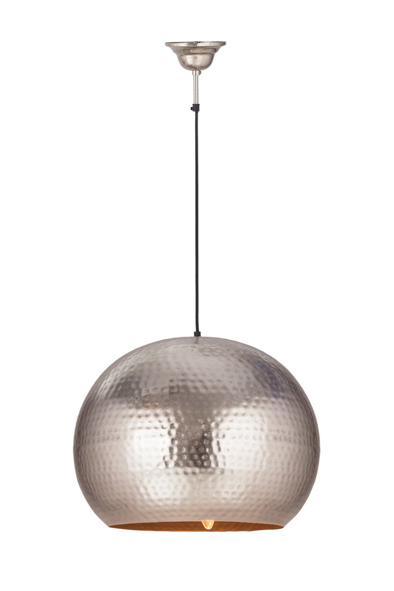 Hanglamp in loftstijl, industriële stijl, modern zilver, 35 cm | Woonkamer/eetkamerlamp