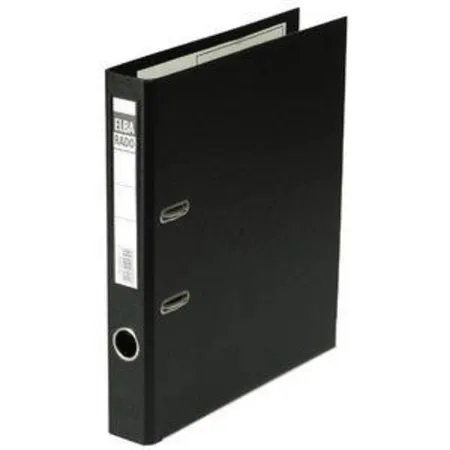 Elba 100022624 Ordner Elba radoplast KL A4 50mm Schlitze Rückentasche, schwarz