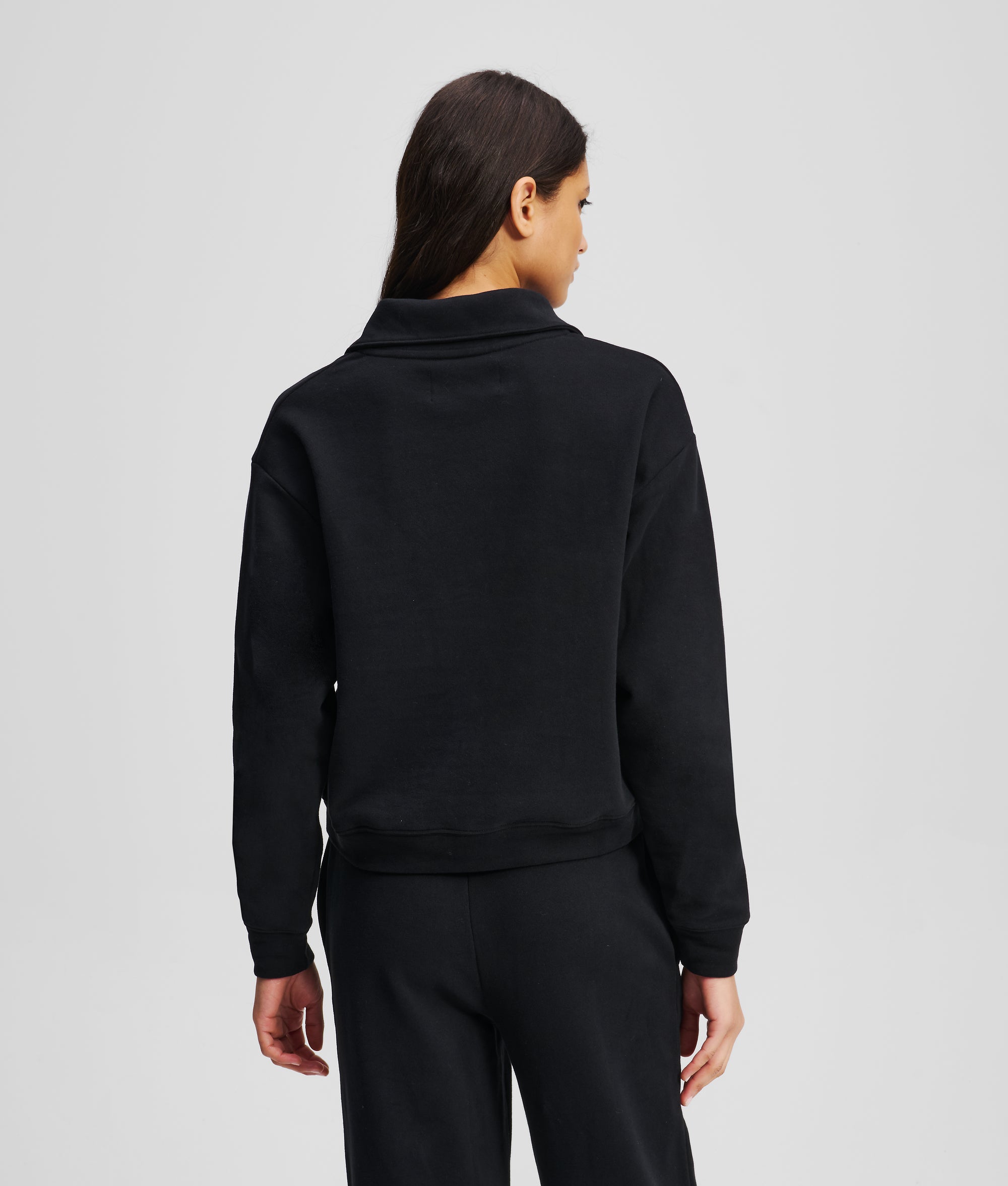 Hotel Karl loungewear halve rits sweatshirt