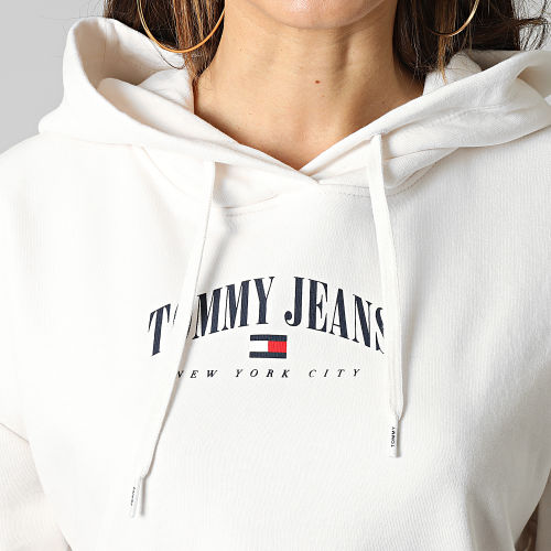 Sweat Capuche Femme Relaxed Essential Logo 4852 Beige Clair