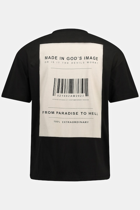 STHUGE T-Shirt, Halbarm, oversized, Prints, bis 8 XL