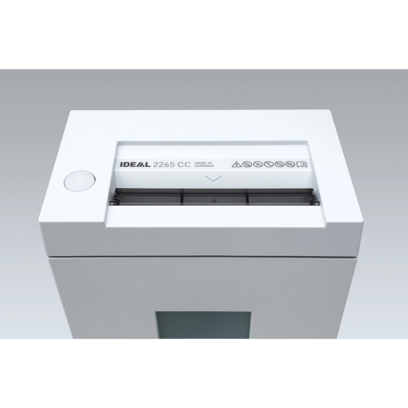 Schreibtisch-Aktenvernichter IDEAL 2265 CC Partikelschnitt 2 x 15 mm