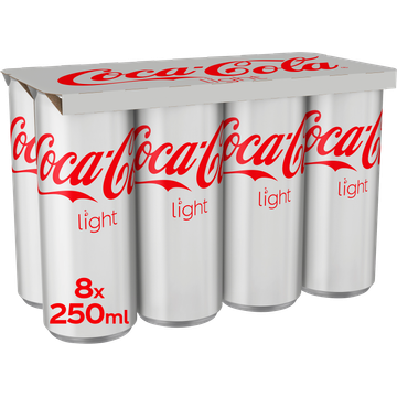 Coca-Cola Light 8 x 250 ml