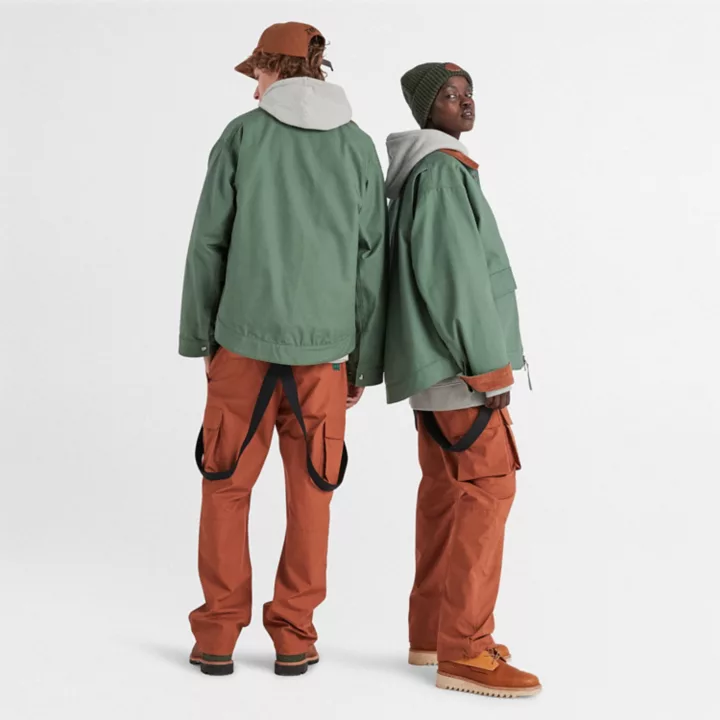 Jaqueta Timberland x Nina Chanel Abney 3 em 1 na cor verde