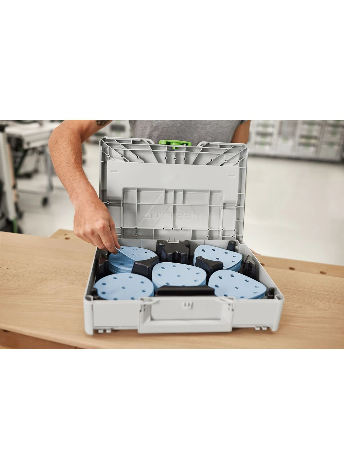 Festool 578193 Schuurschijven SYS-STF D125 GR-Set in systainer