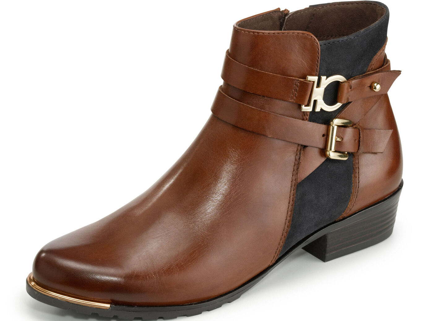 Caprice, schicke Damen-Stiefeletten, Weite G, mit herausnehmbarer Decksohle