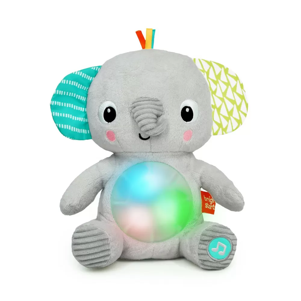 Bright Starts Hug-A-Bye Baby Elefant m. Musik & Lys