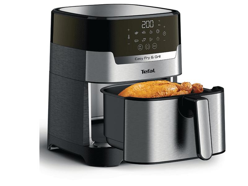 Tefal Heissluft-Fritteuse Easy Fry & Grill EY505D 1.2 kg 2-in-1-Heissuftfritteuse mit Grill