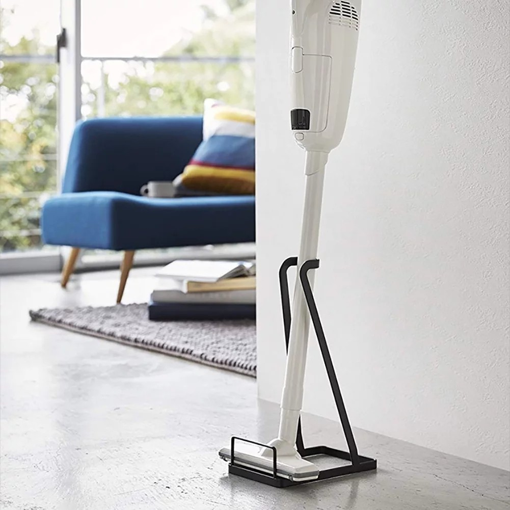 Aluminium Akku Staubsauger Halterung Universal Sauger Ständer für Dyson / Miele / Ohmes / Bosch / AEG - Schwarz