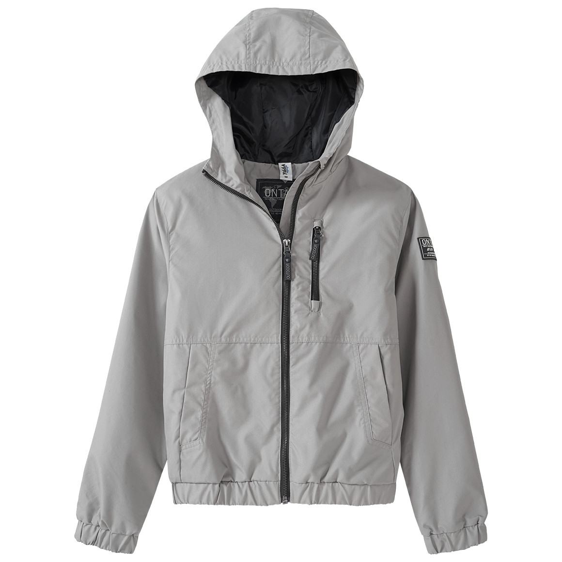 Yigga Jungen Blouson mit Kapuze hellgrau