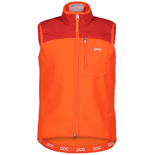 Veste polaire POC RACE VEST JR FLUORESCENT ORANGE