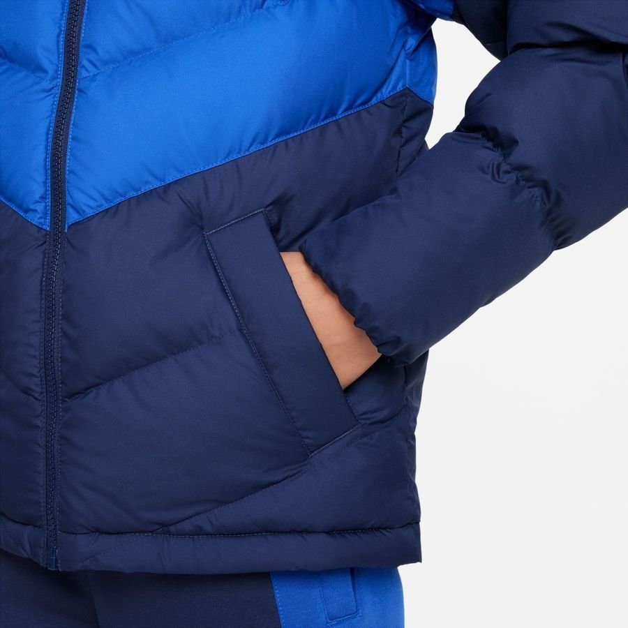 Nike Manteau d'Hiver Doudoune NSW synthetic-fill - Bleu Marine/Bleu/Blanc Enfant