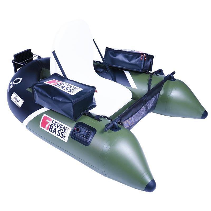 Float Tube Seven Bass Brigad Kaki-Black