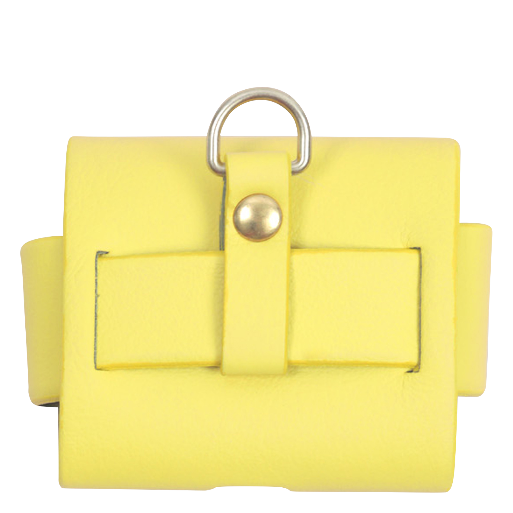 JOE - Etui pour AirPods en cuir| Jaune