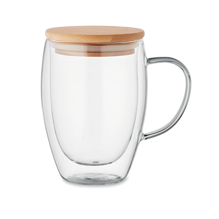 GiftRetail MO2199 - TIROL Mug en verre double paroi 300ml