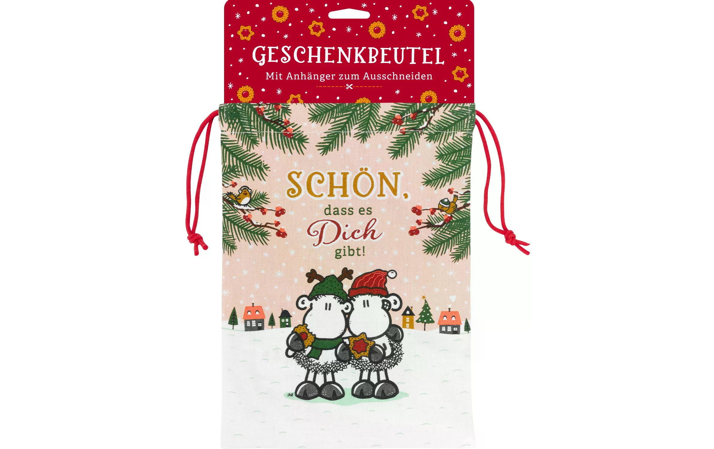 Geschenktasche Schön dass es dich gibt 27.3 x 20.7 cmGeschenkbeutel