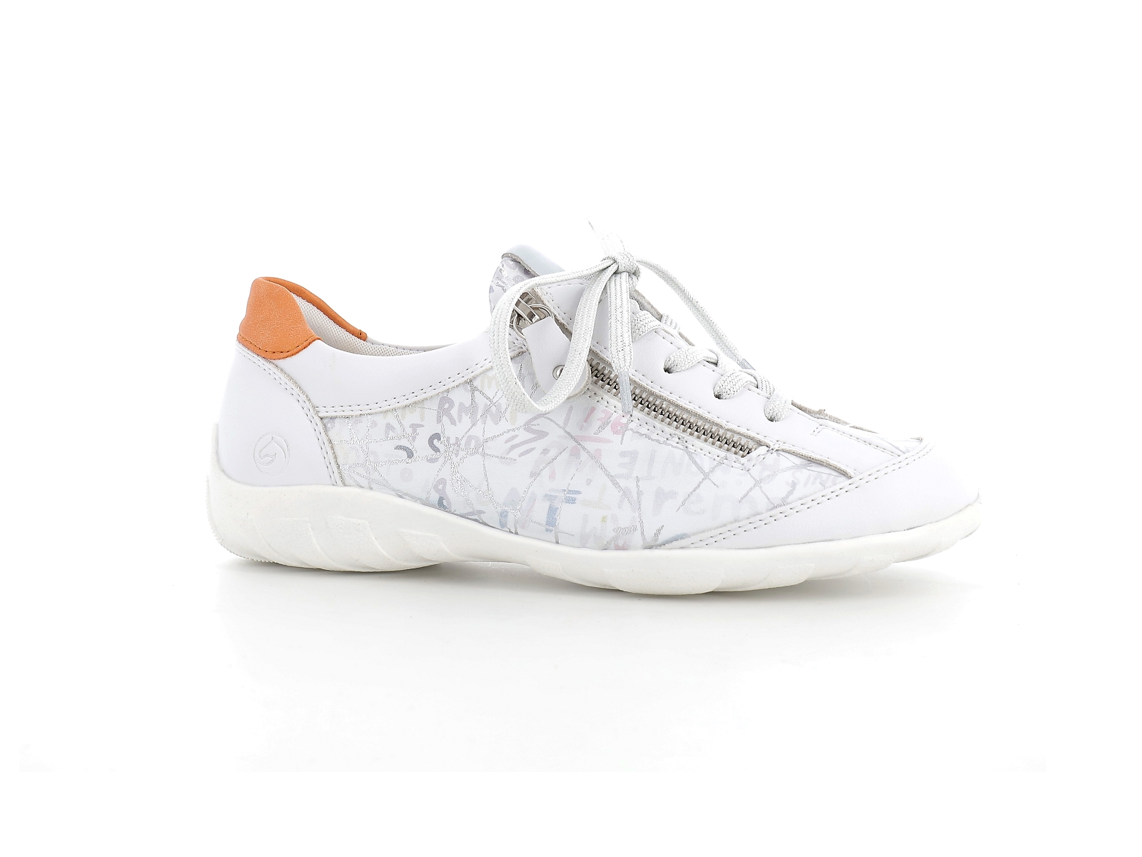 Remonte-R3406 Cuir Blanc Orange