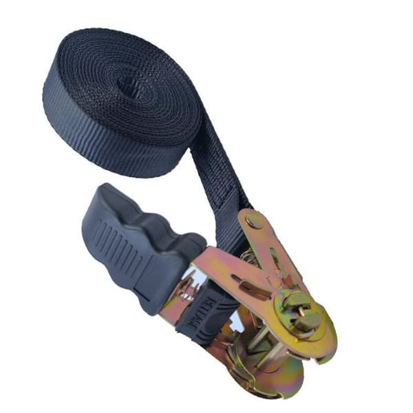 INF 2,5 cm bred 3 m svart skrallefeste