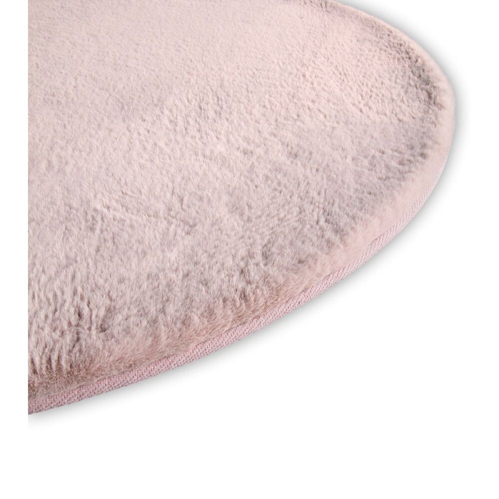 GULVTEPPE SUPERSOFTØ130CM GAMMELROSA