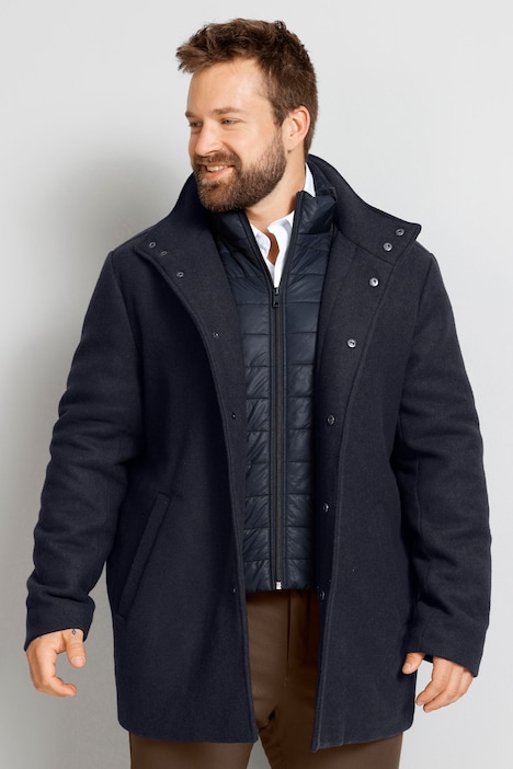 Boston Park Longjacke, Steppeinsatz Stehkragen, bis 74