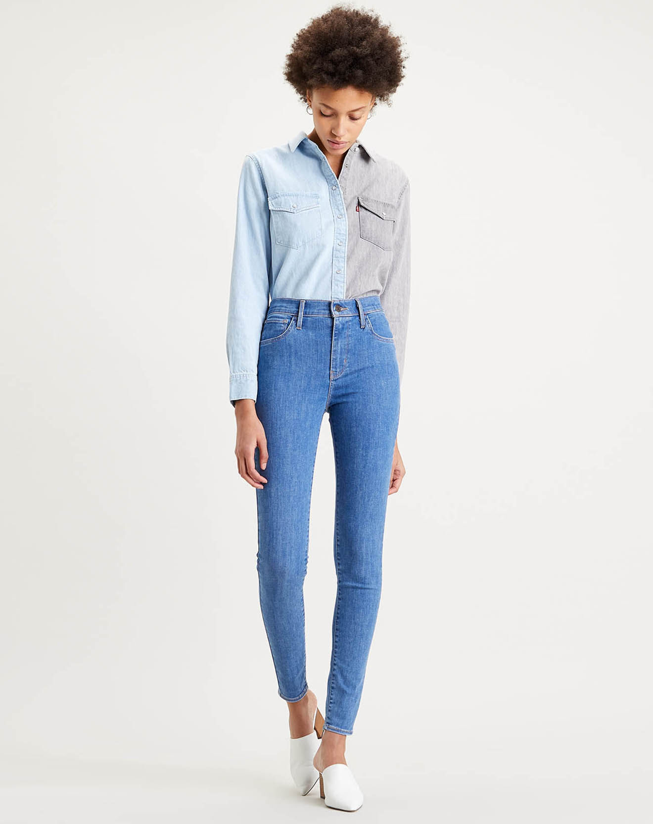 Levi's® Jean 720 Hirise Super Skinny sculpt Eclips bleu