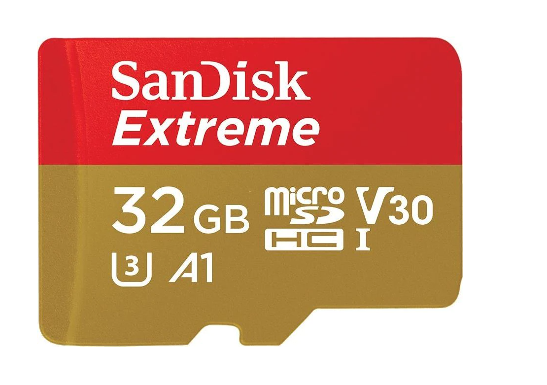 32GB Extreme Micro SDHC A1 TransFlash Speicherkarte   SD Adapter Class 10 U3 UHS-I V30 100 MBps (SDSQXAF-032G-GN6MA)