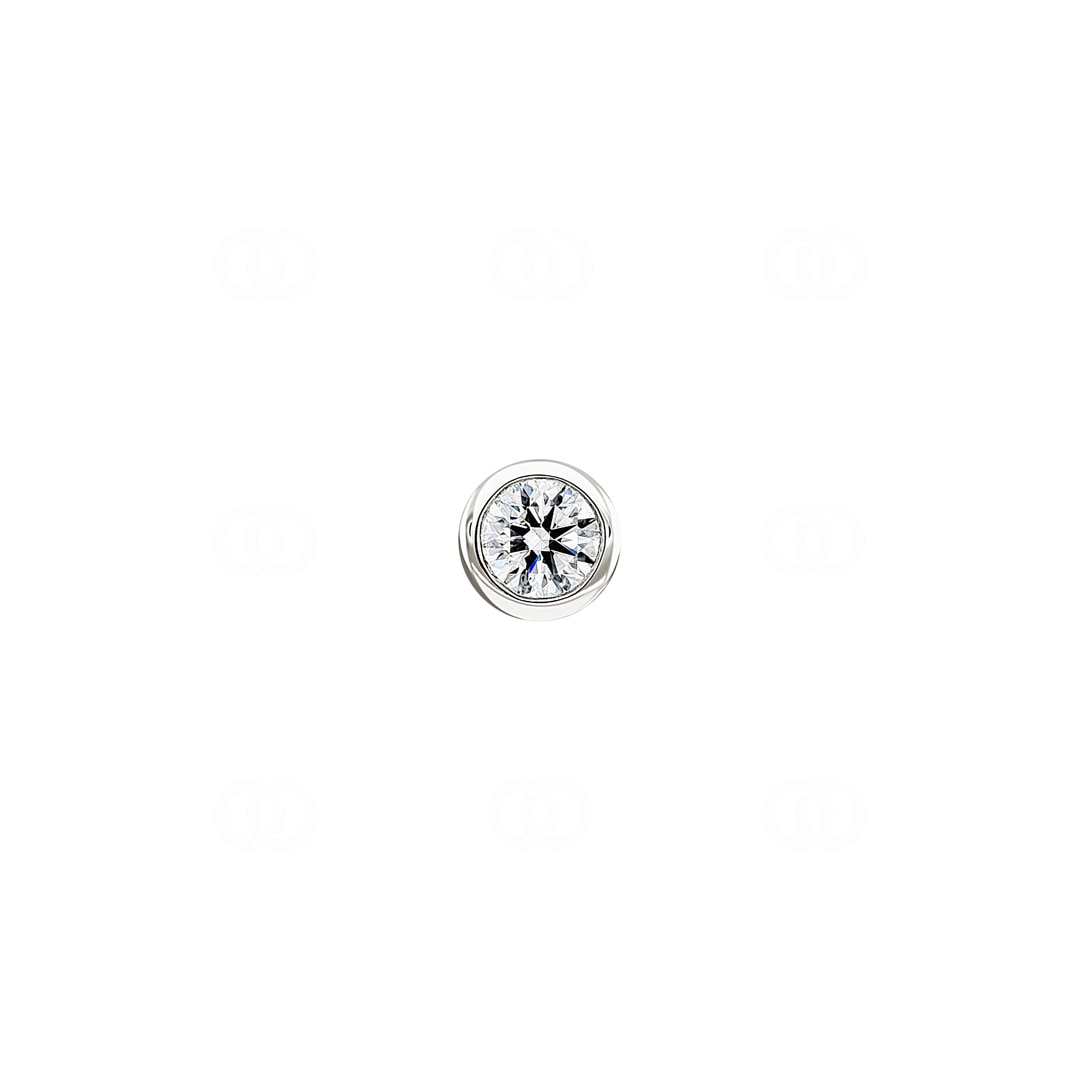 Solitär Anhänger 750/18 K Weissgold mit Diamant 0.25ct. H/Si
