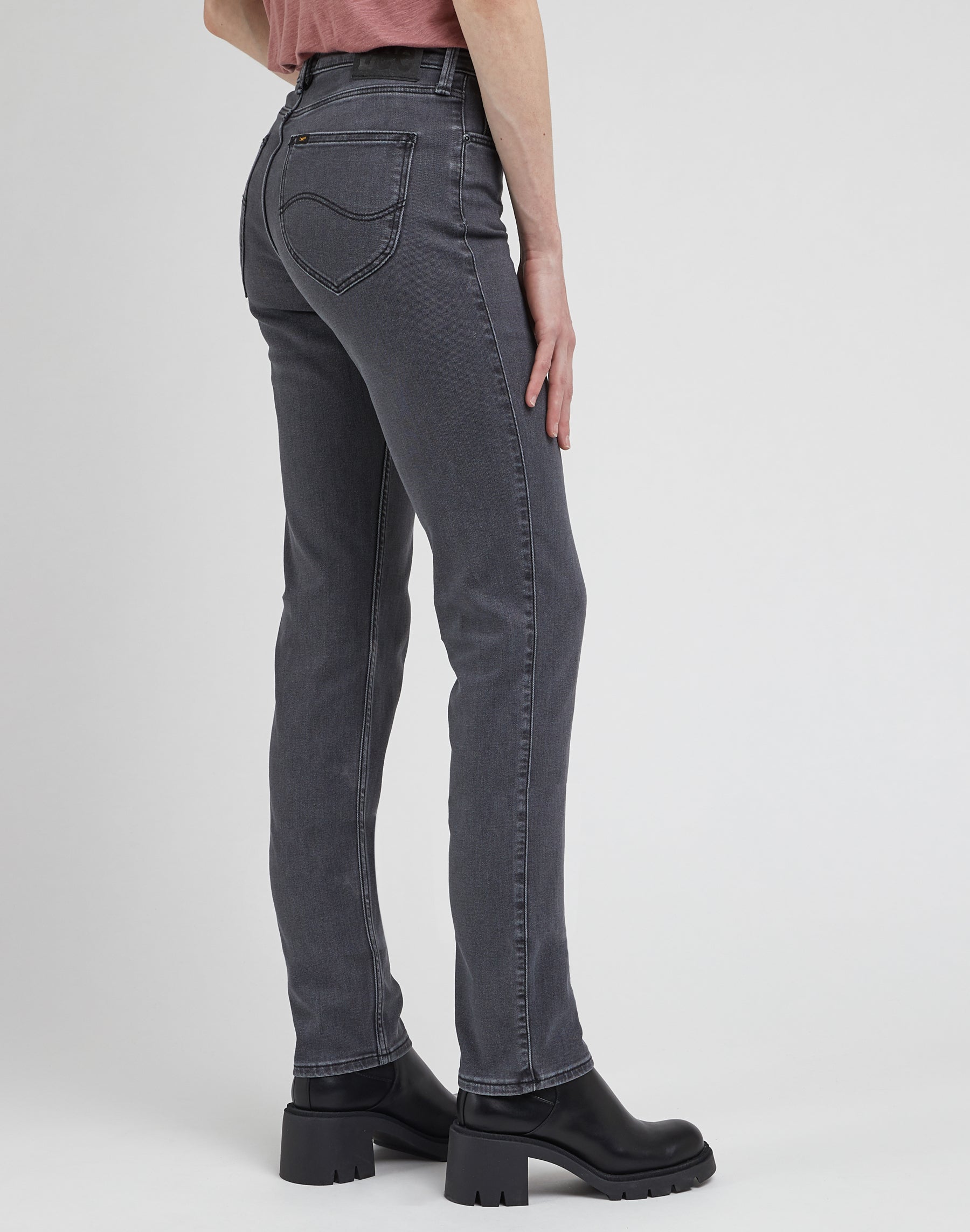 Lee  Marion straight leg jeans - Moody Grey
