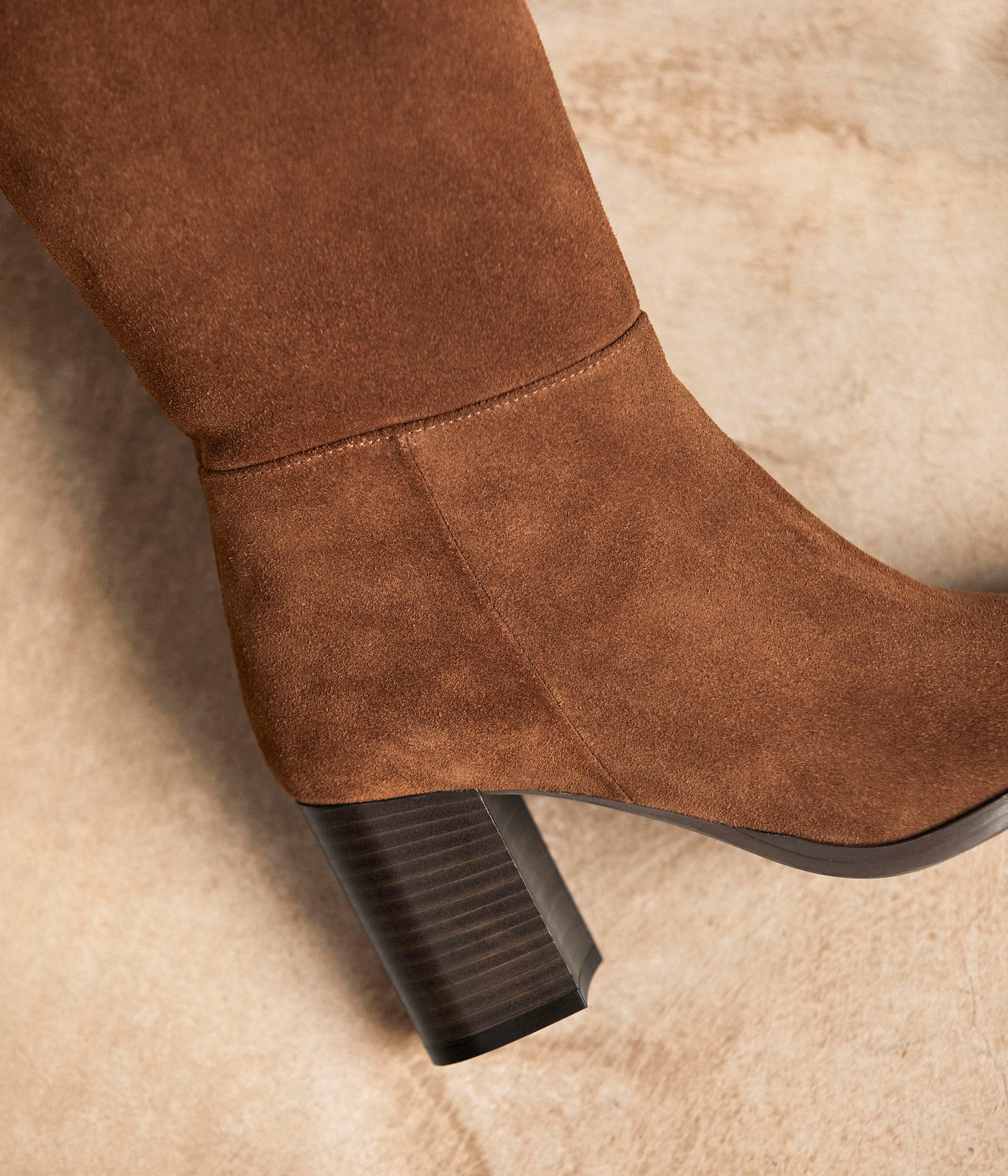 Bottes cuir velours Arwenn