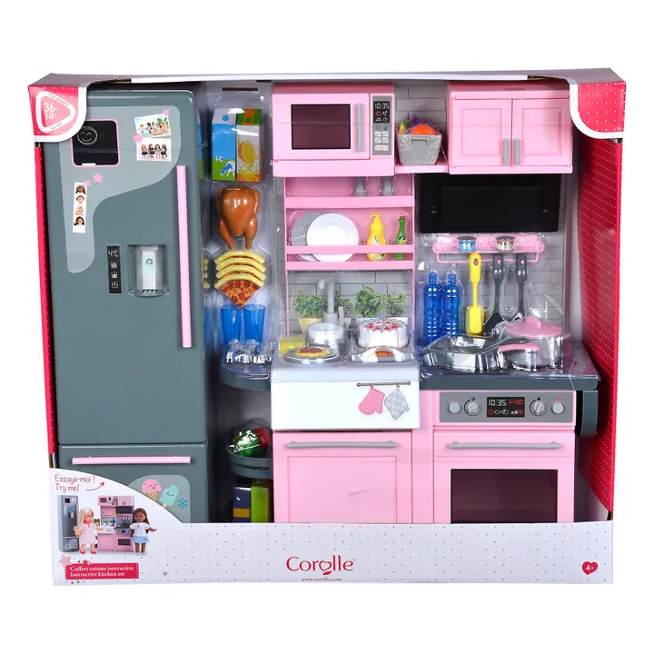 Corolle Coffret cuisine interactive - Set de 66 accessoires