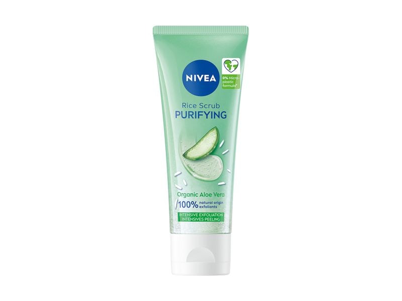 NIVEA Gesichtsreinigung Bio Aloe Vera 75 ml Reis Peeling