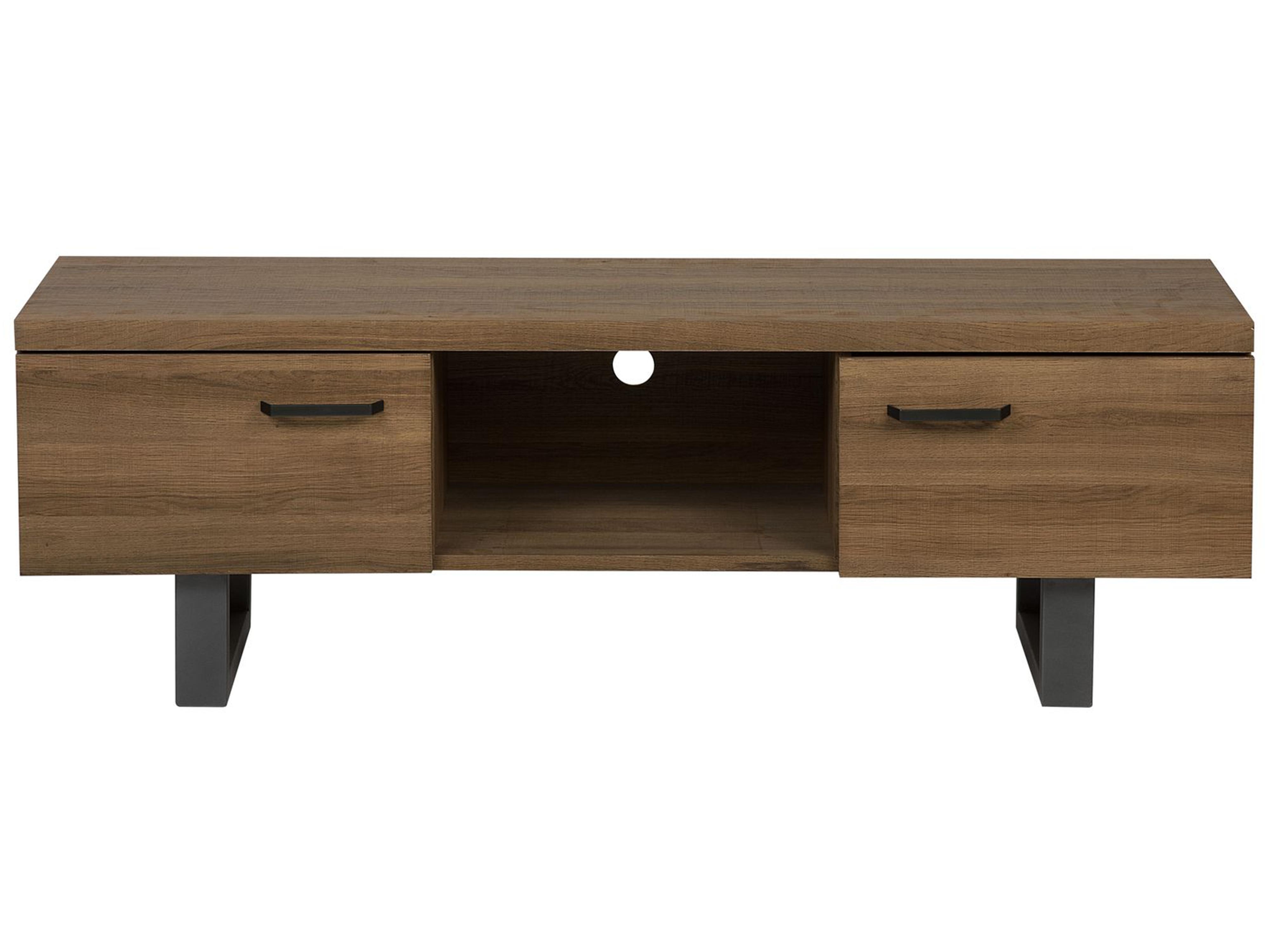 TV-meubel TIMBER Donkerbruin