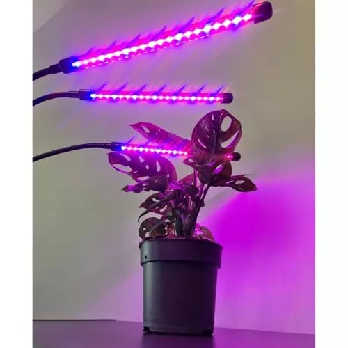 Lampe 20 LED 3stk for plantevekst Gardlov 19242