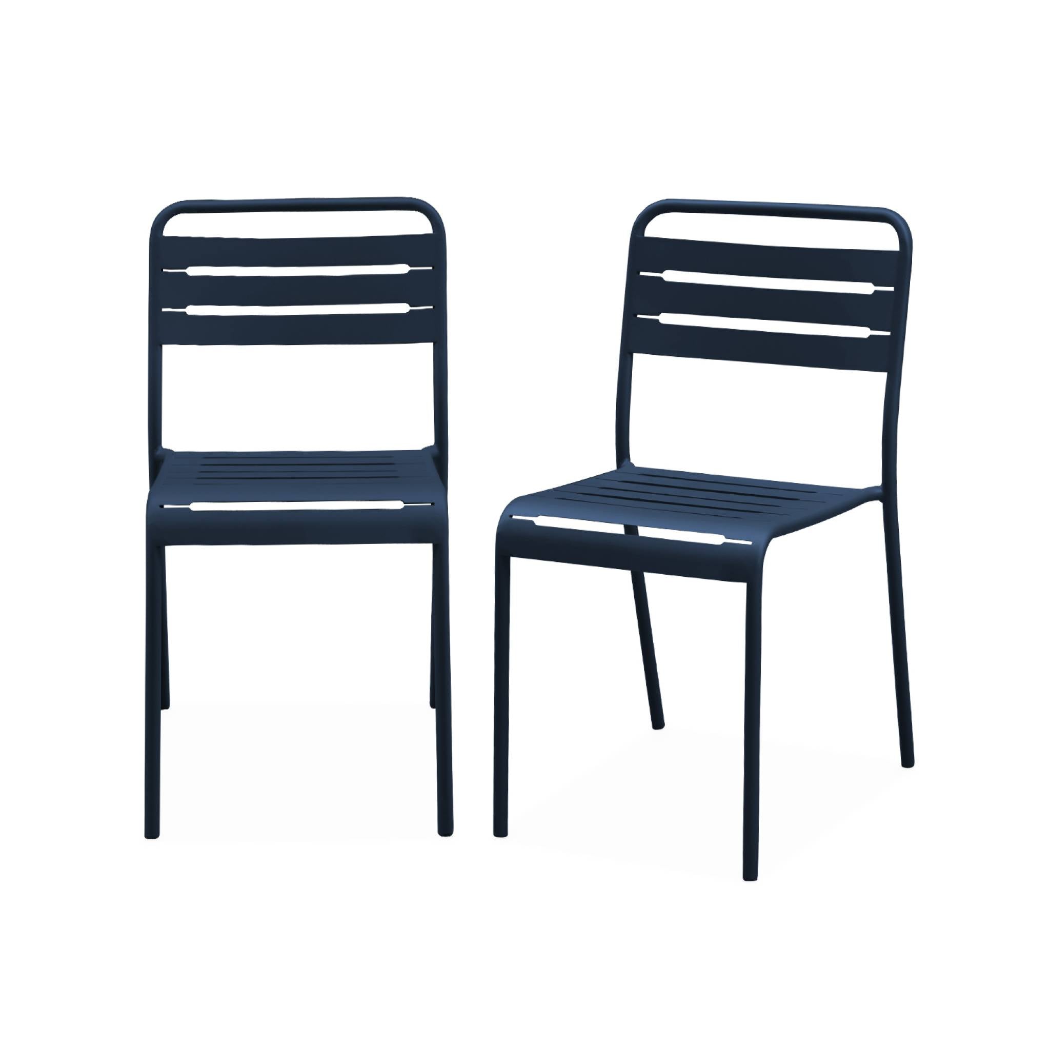 sweeek - Tuinstoelen metaal (set van 2)